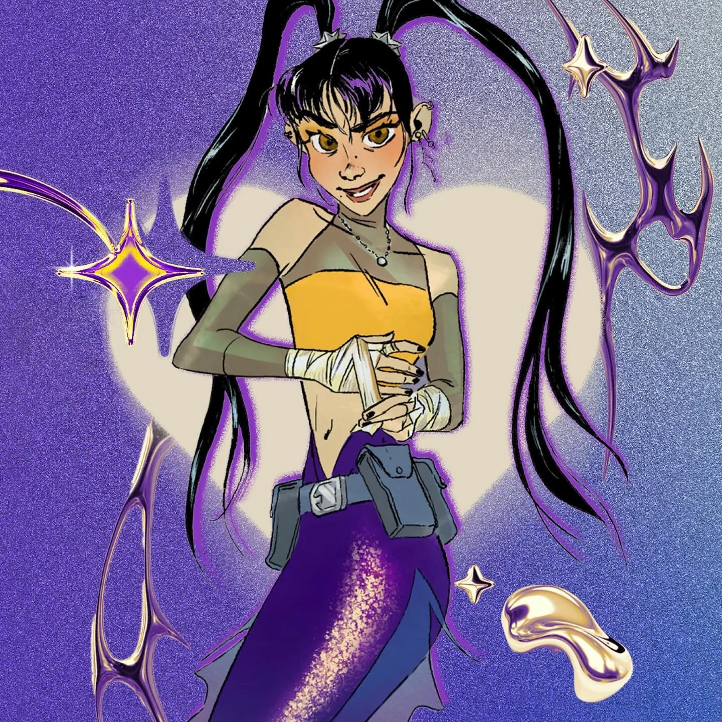 International Marine Boxing champion and Master of Combat, meet Secret Agent Renata Sato! #mermaid #boxing #characterdesign #animation