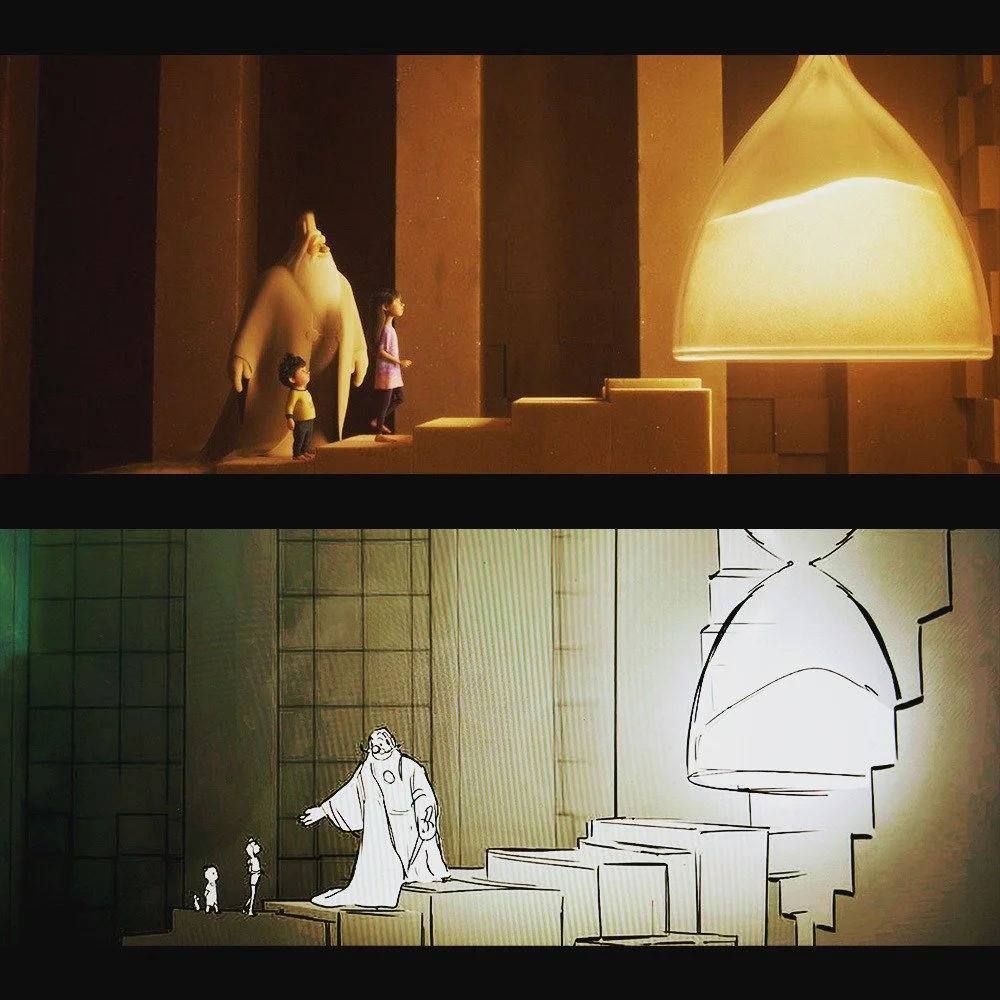 I have been so extremely happy to see all the In Your Dreams posters here at @annecyfestival - I am so incredibly proud to have worked on this film. Here's a frame from the preview that featured a moment from a scene I storyboarded! Coming this fall 