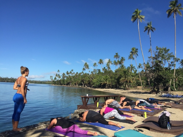 Yoga at the Wai Dock