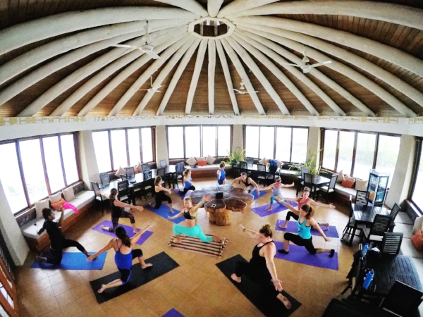 rainy day yoga