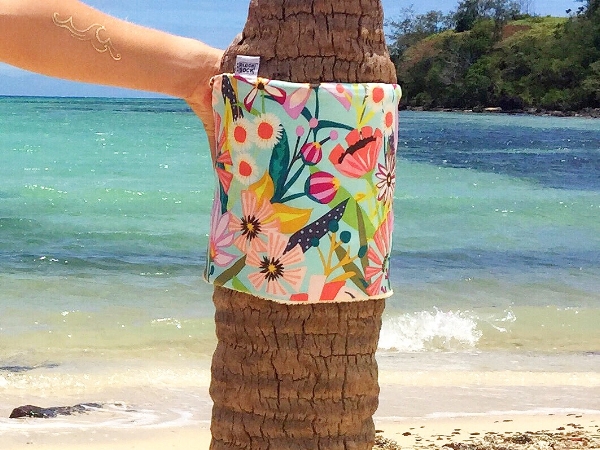 Ok so I wrapped my Block Sock around a palm tree since there were no blocks around, but... you get the idea!