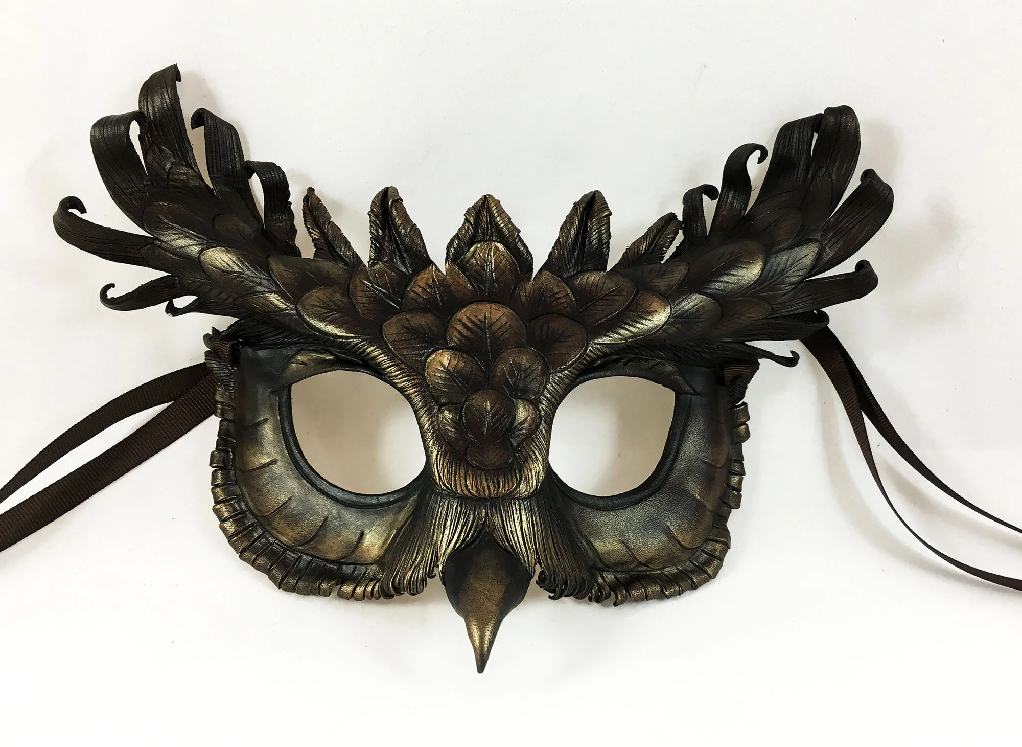 Horned Owl Mask Class Part 1 - Online Class (Elktracks Studio)