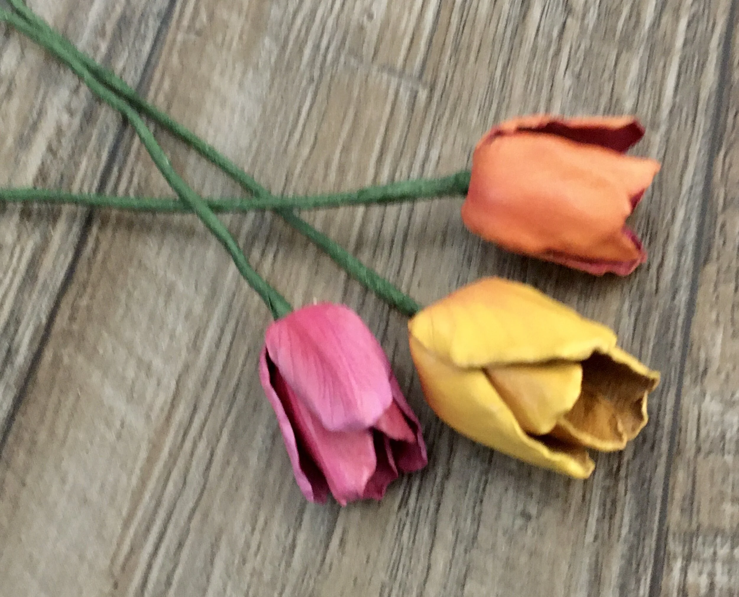 3-D Leather Tulips (Online)