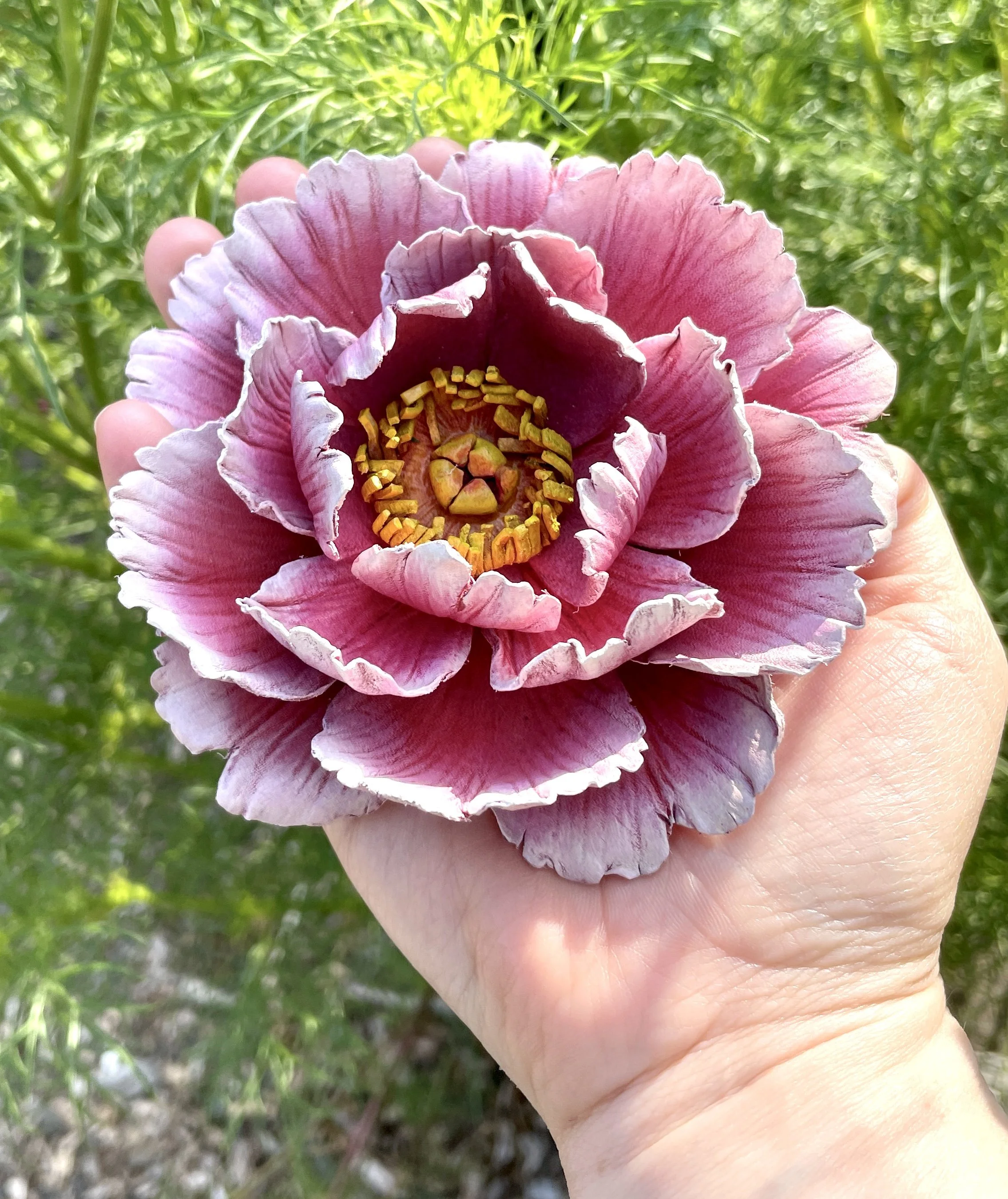 3-D Leather Peony Class