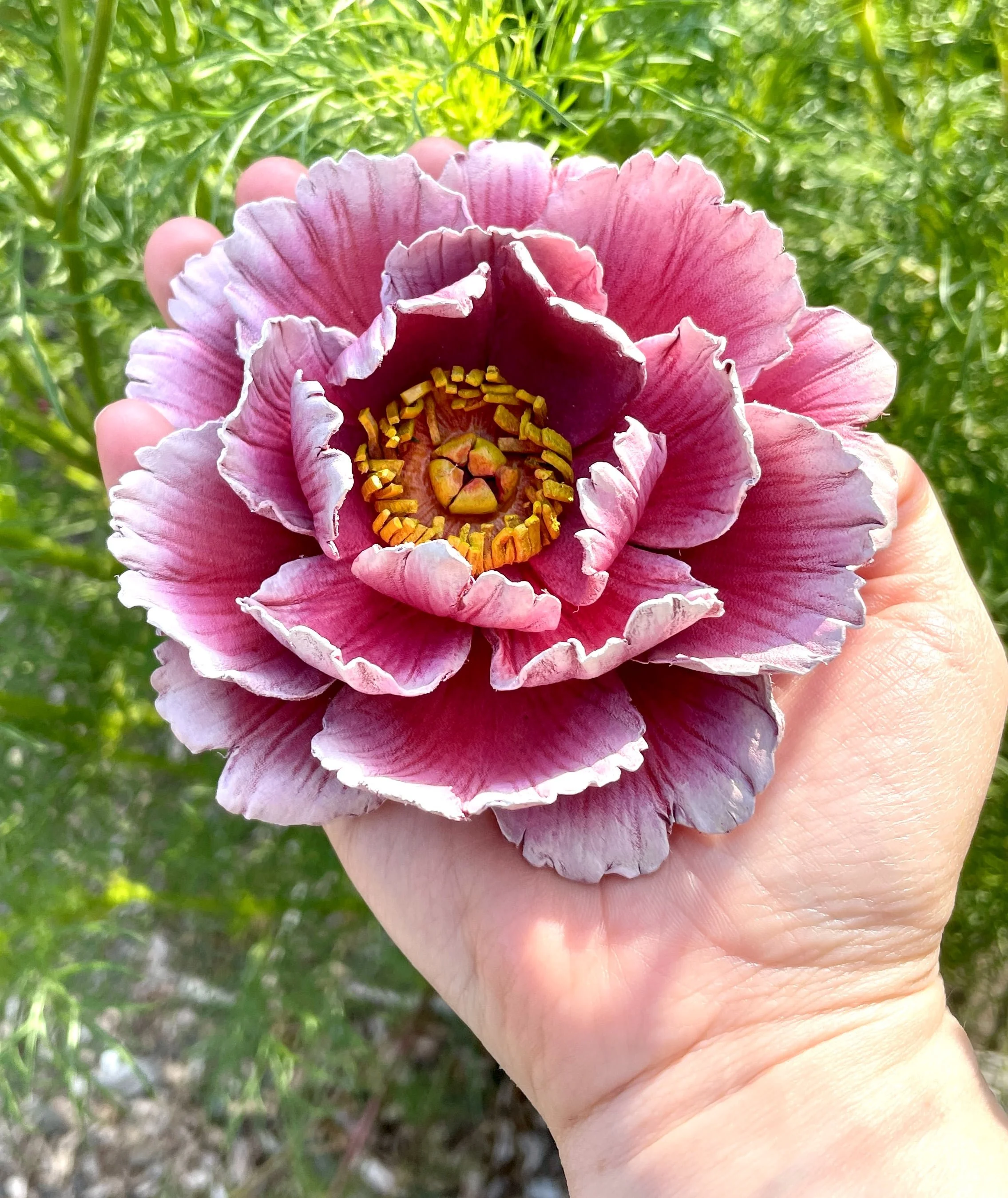 3D Leather Peony (Online)