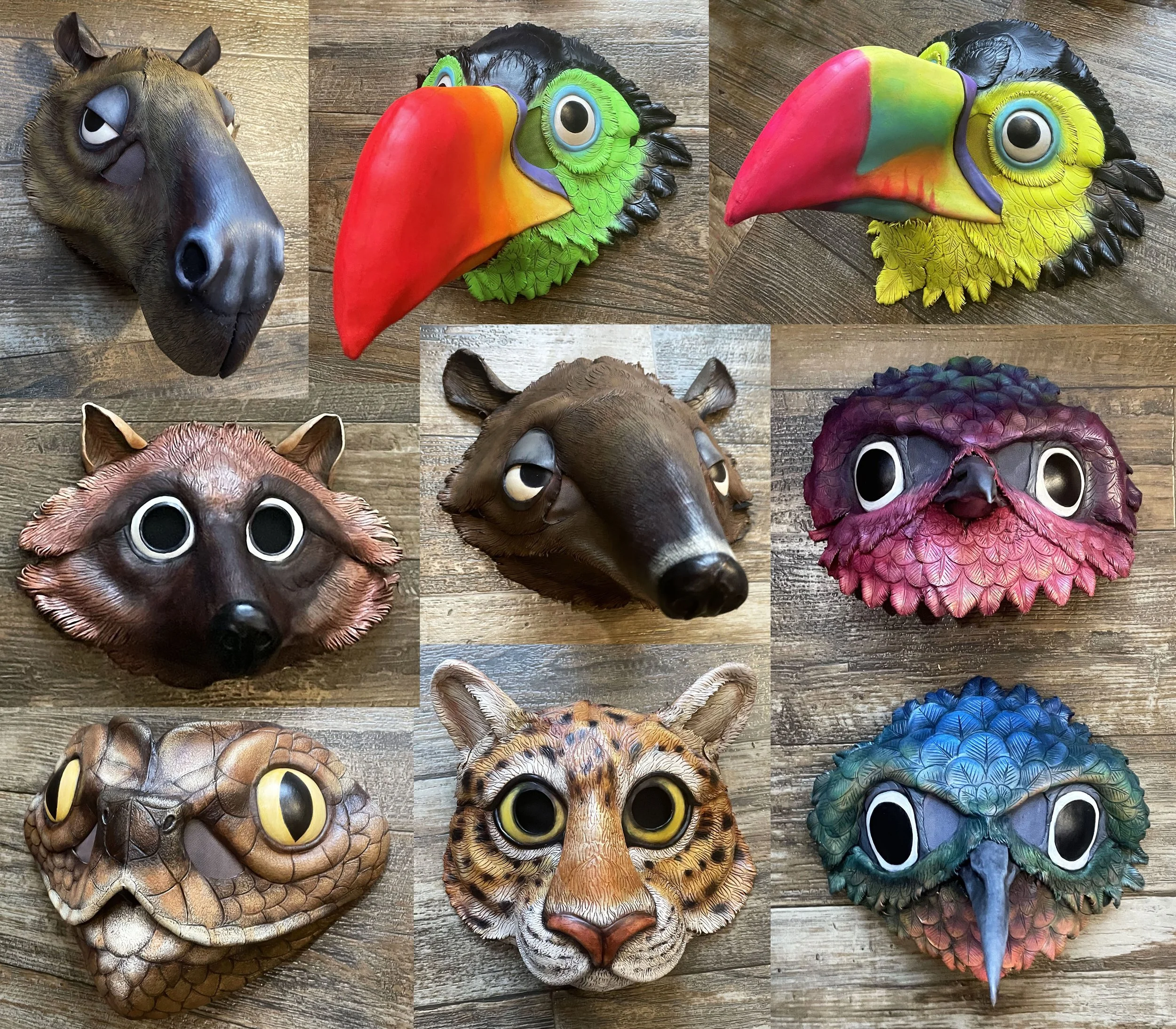 Leather Masks for Encanto at the Hollywood Bowl, 2022