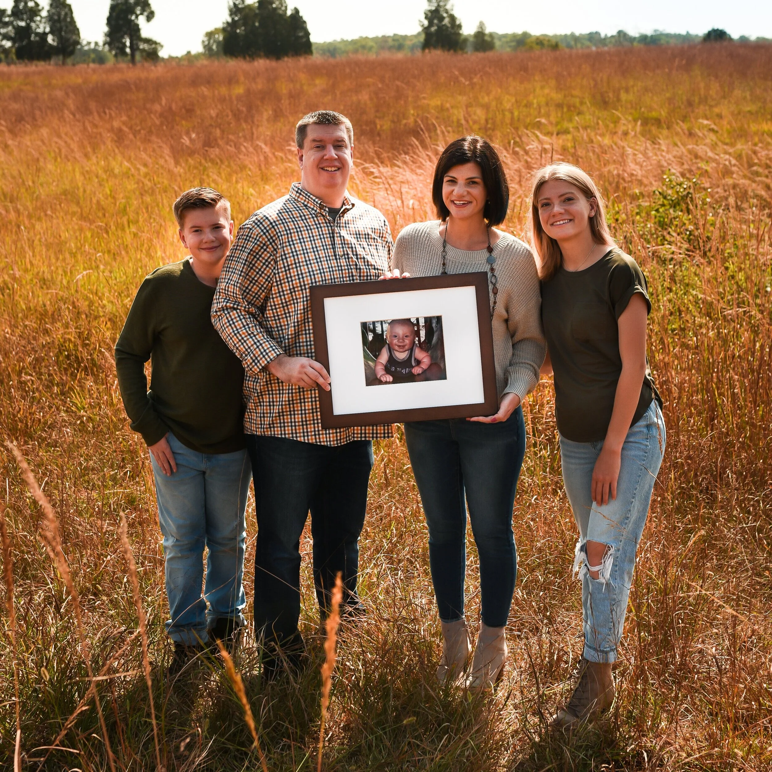 My family now. Zachary is always a part of our lives.
