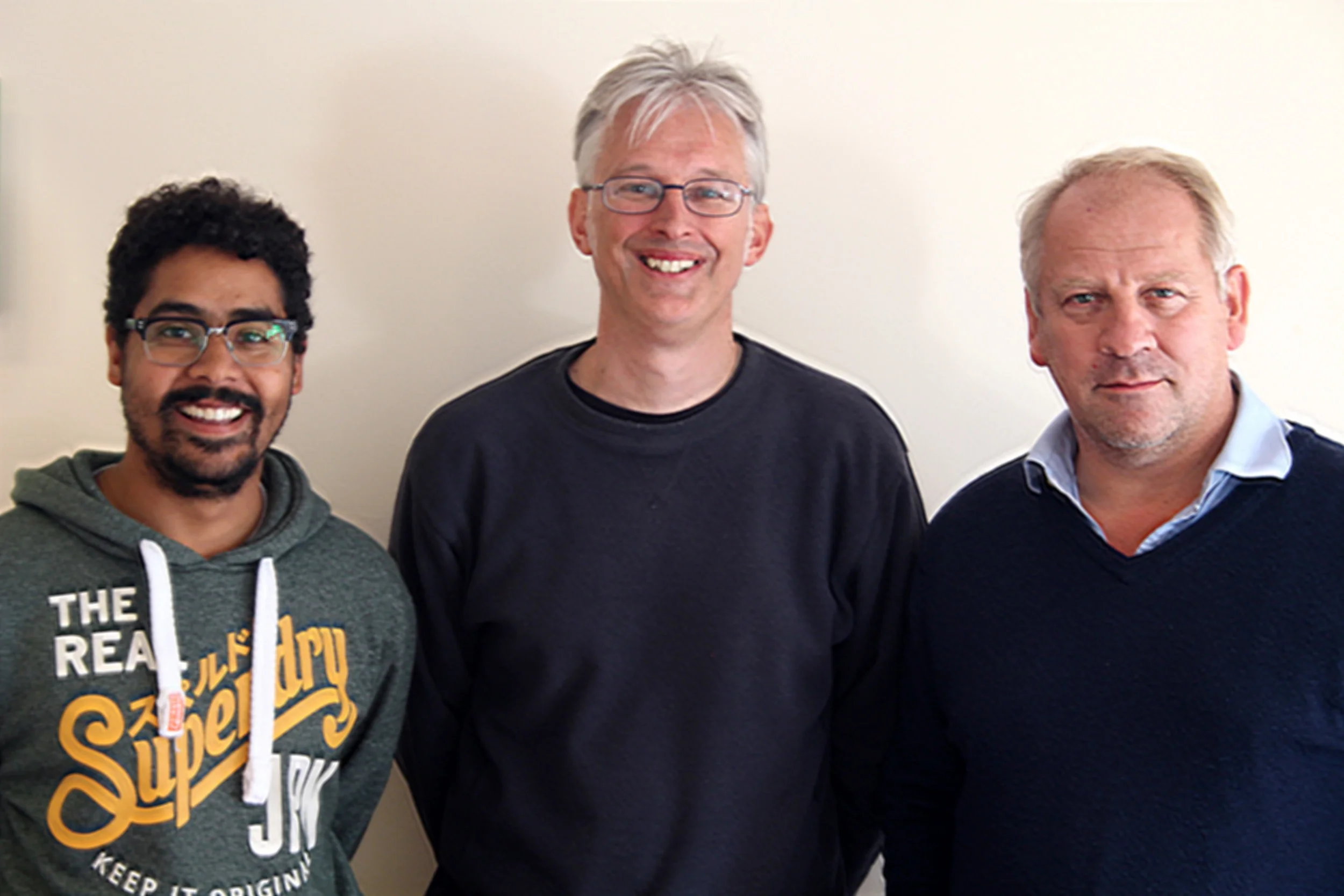 (L-R) Robin Belfield, Jonathan Emmett & Simon Slater