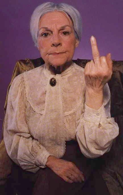 I may be an old lady but I'm not stupid!