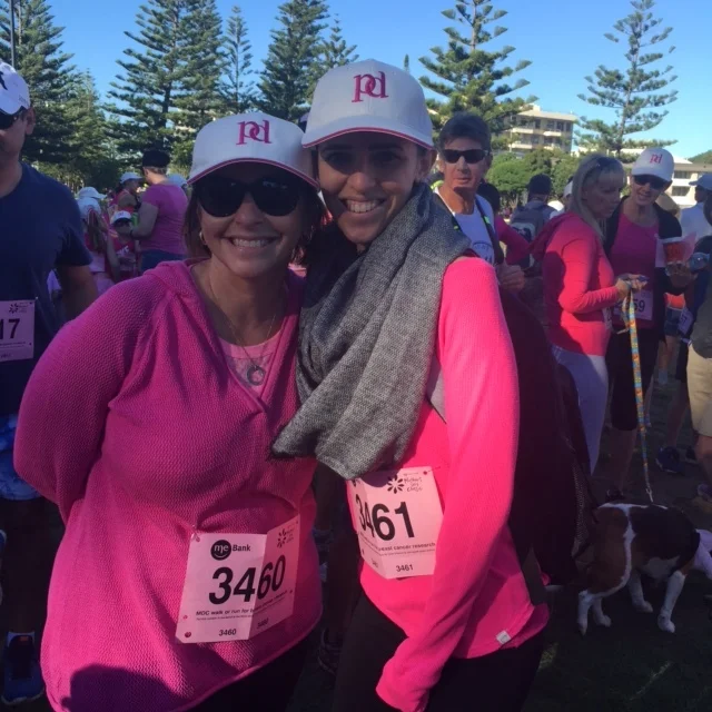 Walking the Mothers Day classic with my mum about 10 days in.