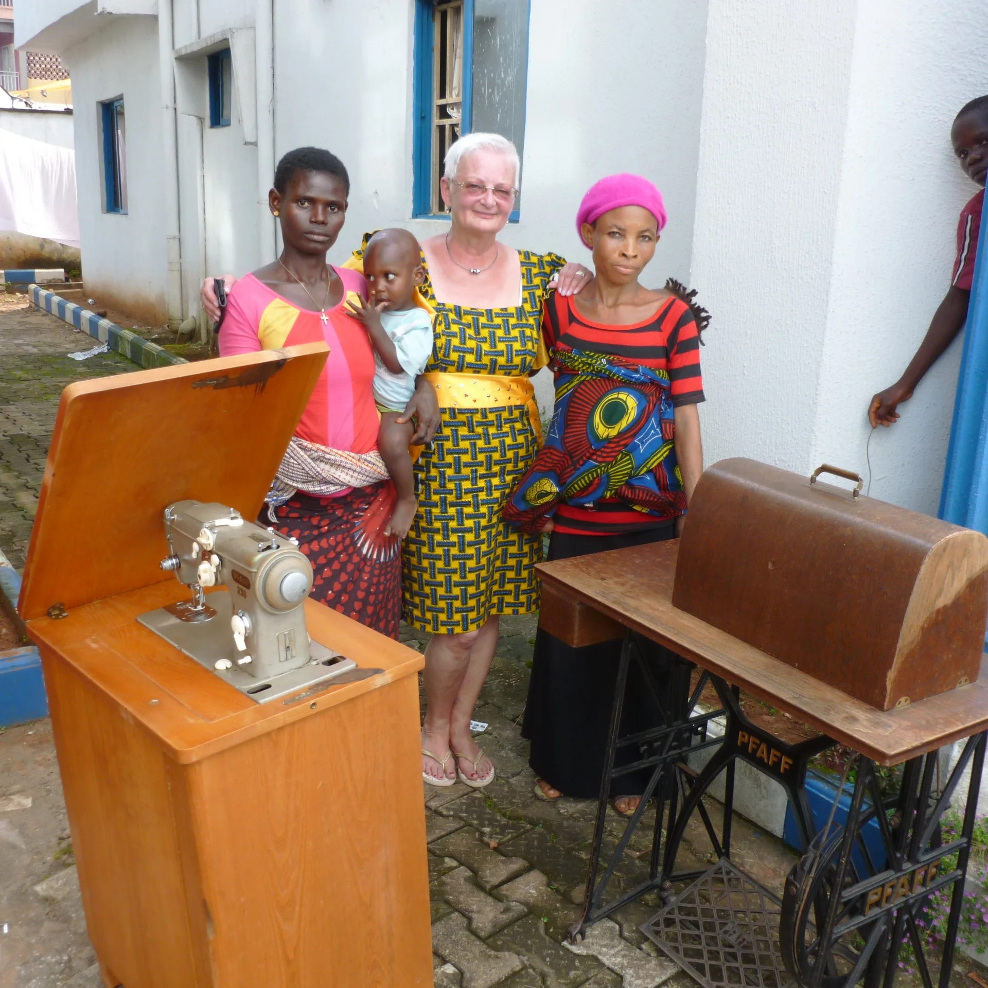 Nähmaschinen zur Sicherung des Lebensunterhalts