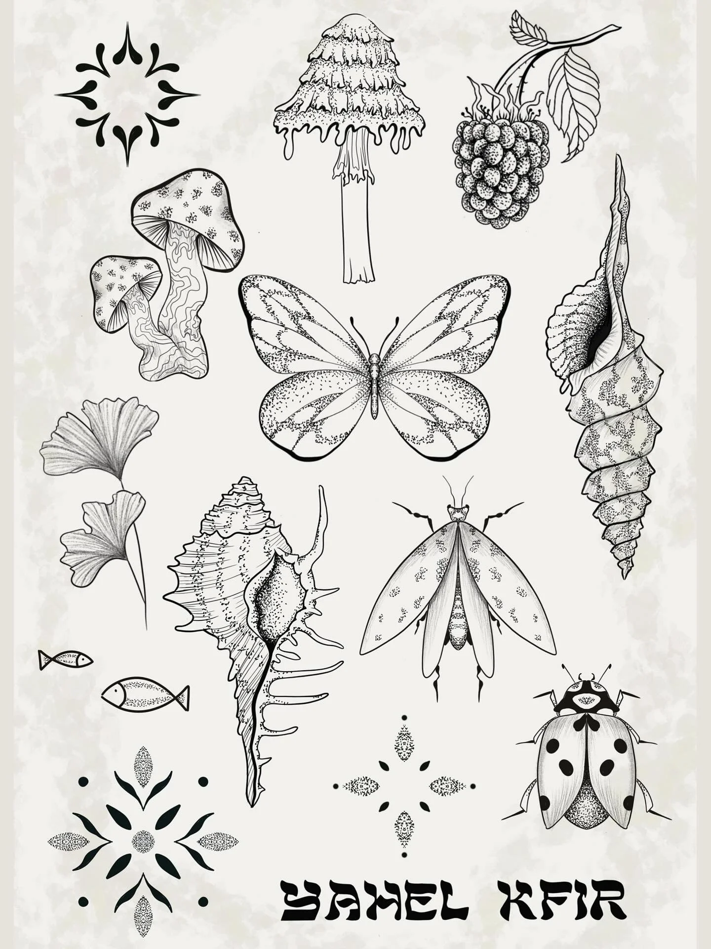 Tattoo flash by @yahelkfirtattoos ✨🌝🐰

Come choose a tattoo from this sheet or from many more designs at our Mid-Autumn Flash Day happening on the 5th of October Sunday. We are taking walk up tattoos in the shop all day from 11am. Custom work is al