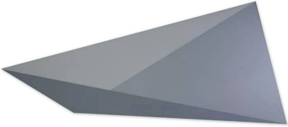 Sojourn . 1976. Acrylic on Canvas. 68 x 160.5 X 3”. Though Conceived As A Painting Sojourn Has Been Displayed As A Free-Standing Sculptural Object.
