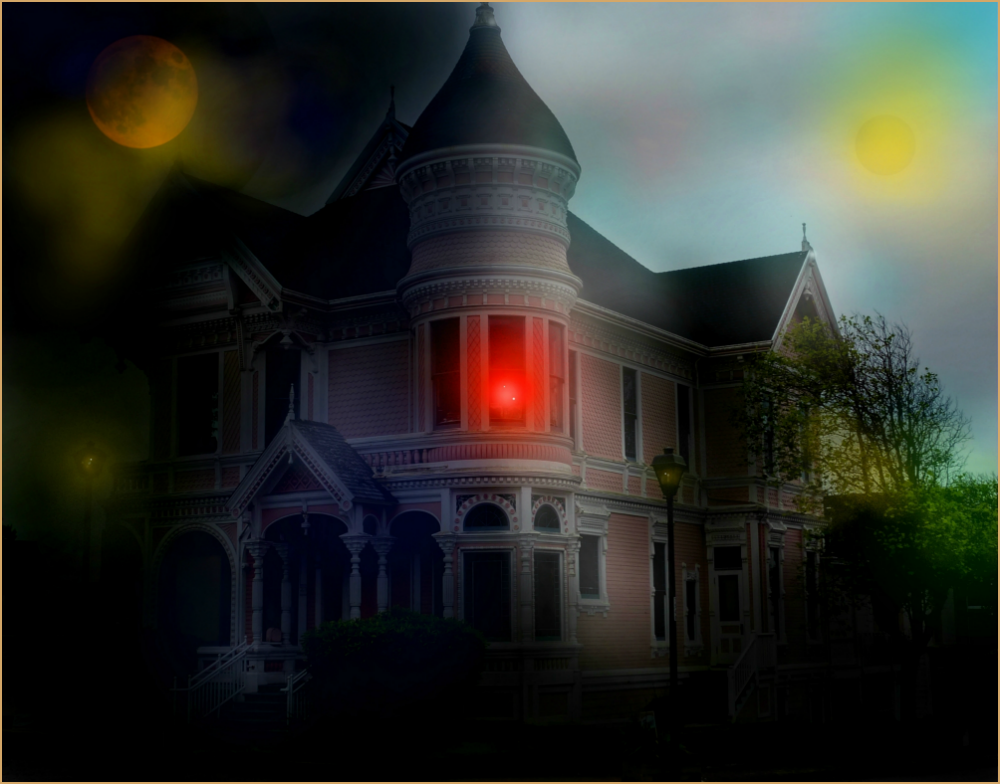 . The House of Night and Day . 19 - 20 January, 2016. Digital Painting. Where Grace And Evil Play.