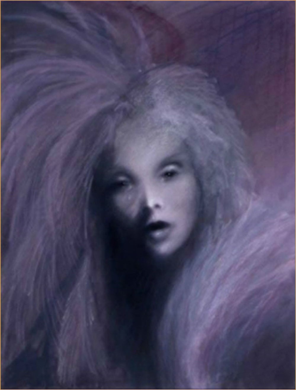 . Dietrich: Sorrow . 1983. Pastel On Paper. 28.75 X 23”.