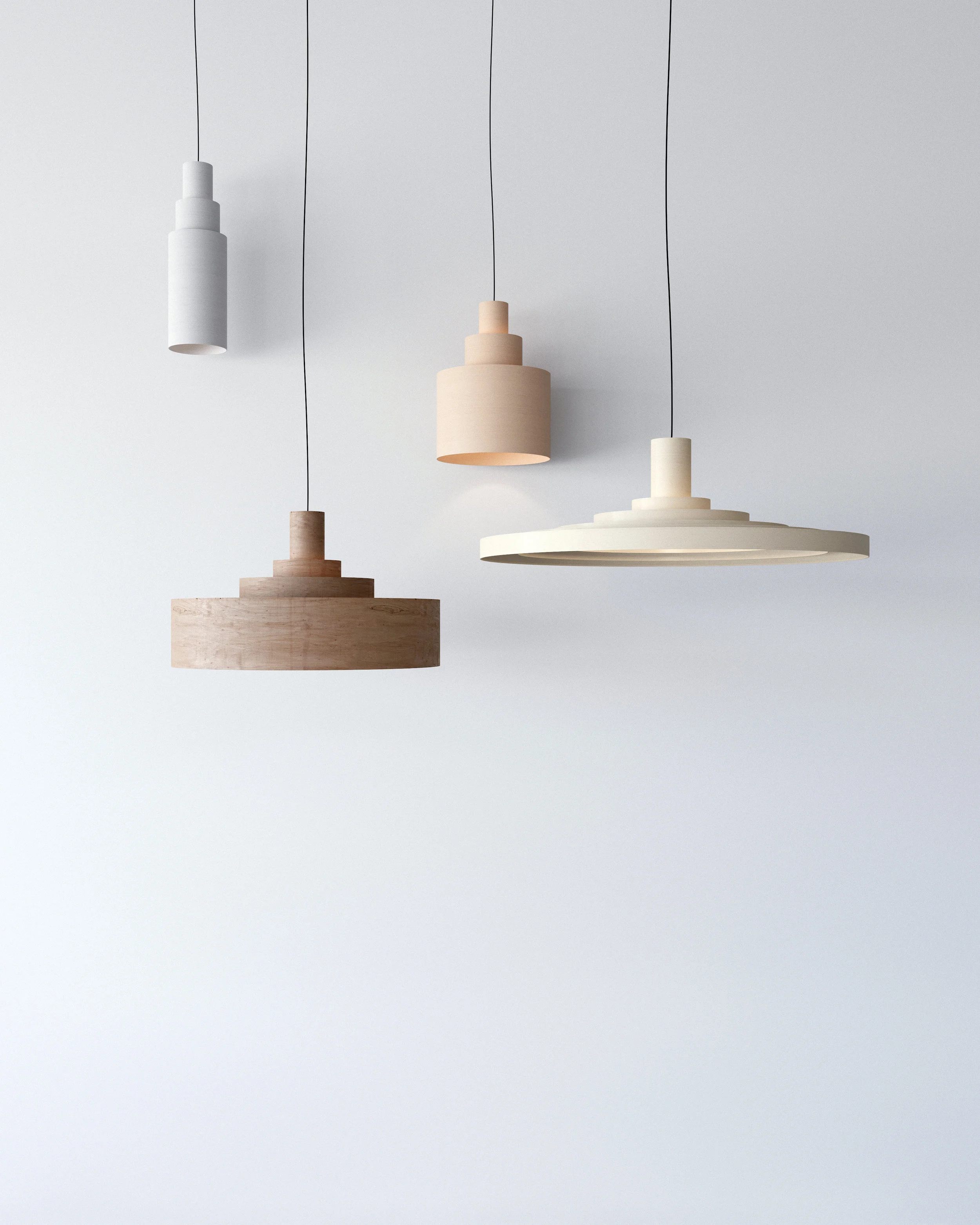 Oo Lights in Tasmaninan Oak and paint finish