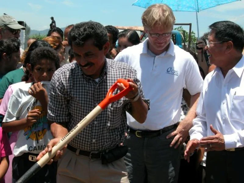 Soyapango Mayor at Groundbreaking Ceremony