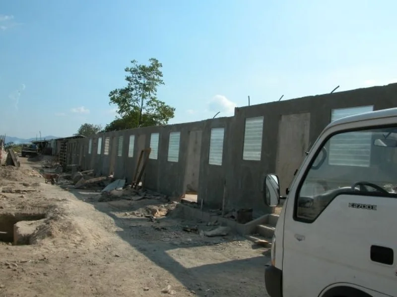 New homes begin to take shape