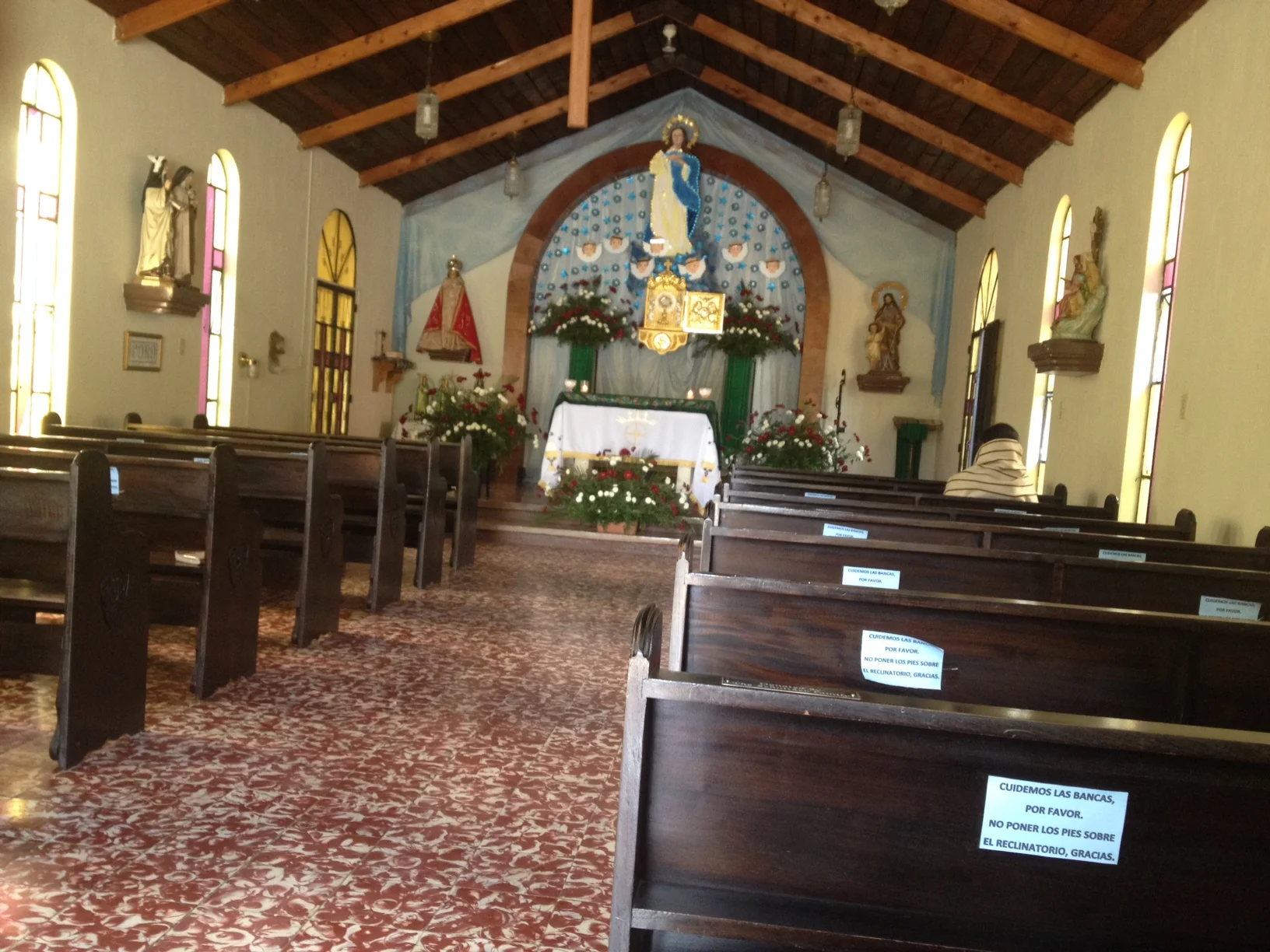 The church in San Andres Itzapa