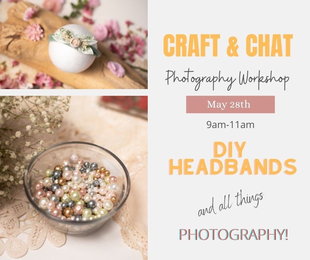 📷 There are only 6 spots available!! 
📷 $50 OFF until Monday 3/21/22
📷 Register using link in profile 

I'm so excited to announce my first group photography WORKSHOP consisting of two of my favorite things, crafting and photography!

We will meet