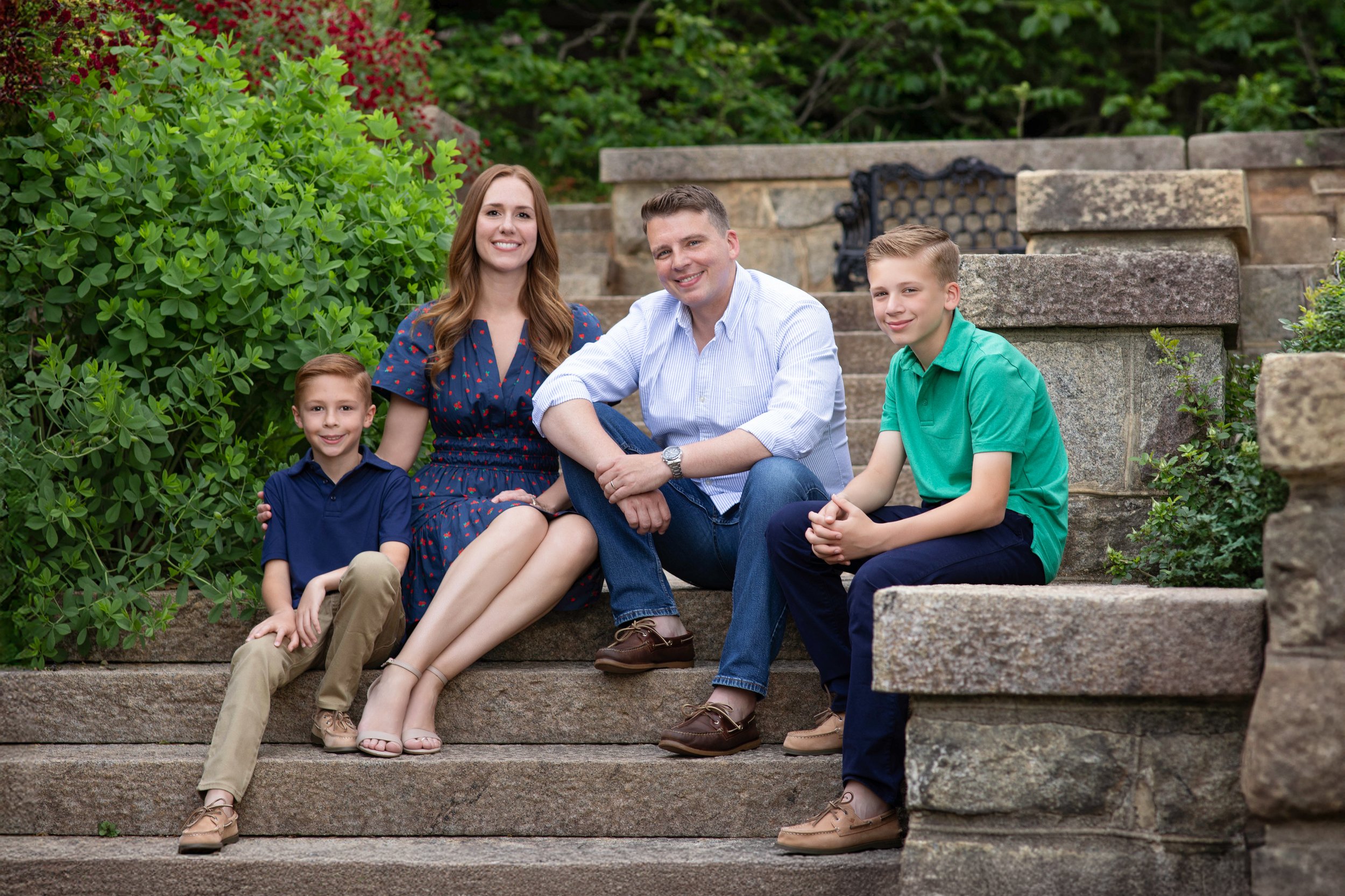 Family Portraits at Maymont Park in Richmond, Virginia