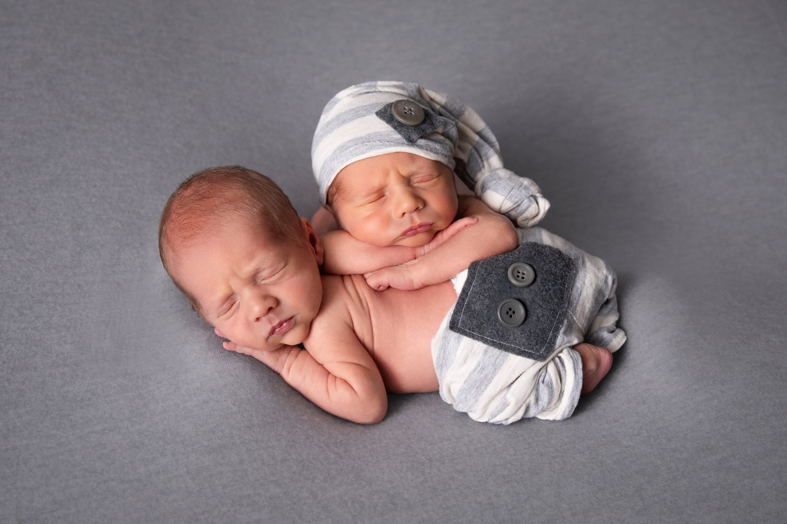 Photographing Newborn Twins in Chesterfield Virginia | Newborn Photographer Just Outside of Mechanicsville