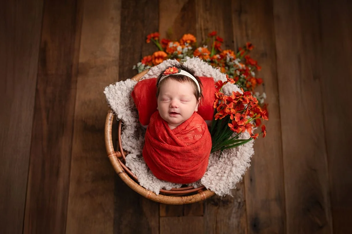 Sweet dreams and warm colors 💖
There is something so magical about the quiet stillness of a newborn session. From the tiny curled fingers to those peaceful sleepy smiles, these are the moments that fly by far too fast. 
We loved using these rich ora