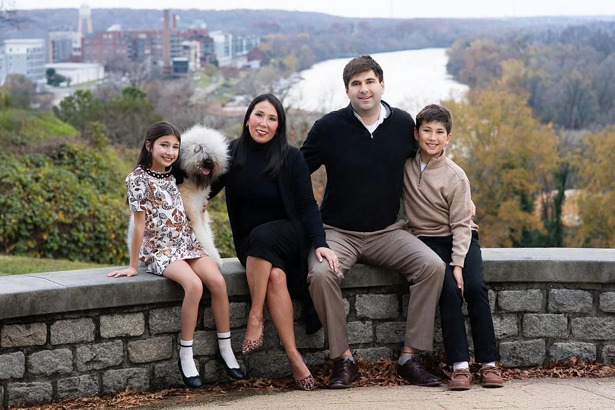 Fall Family Portraits at Libby Hill in Richmond Virginia | Chesterfield Photographer