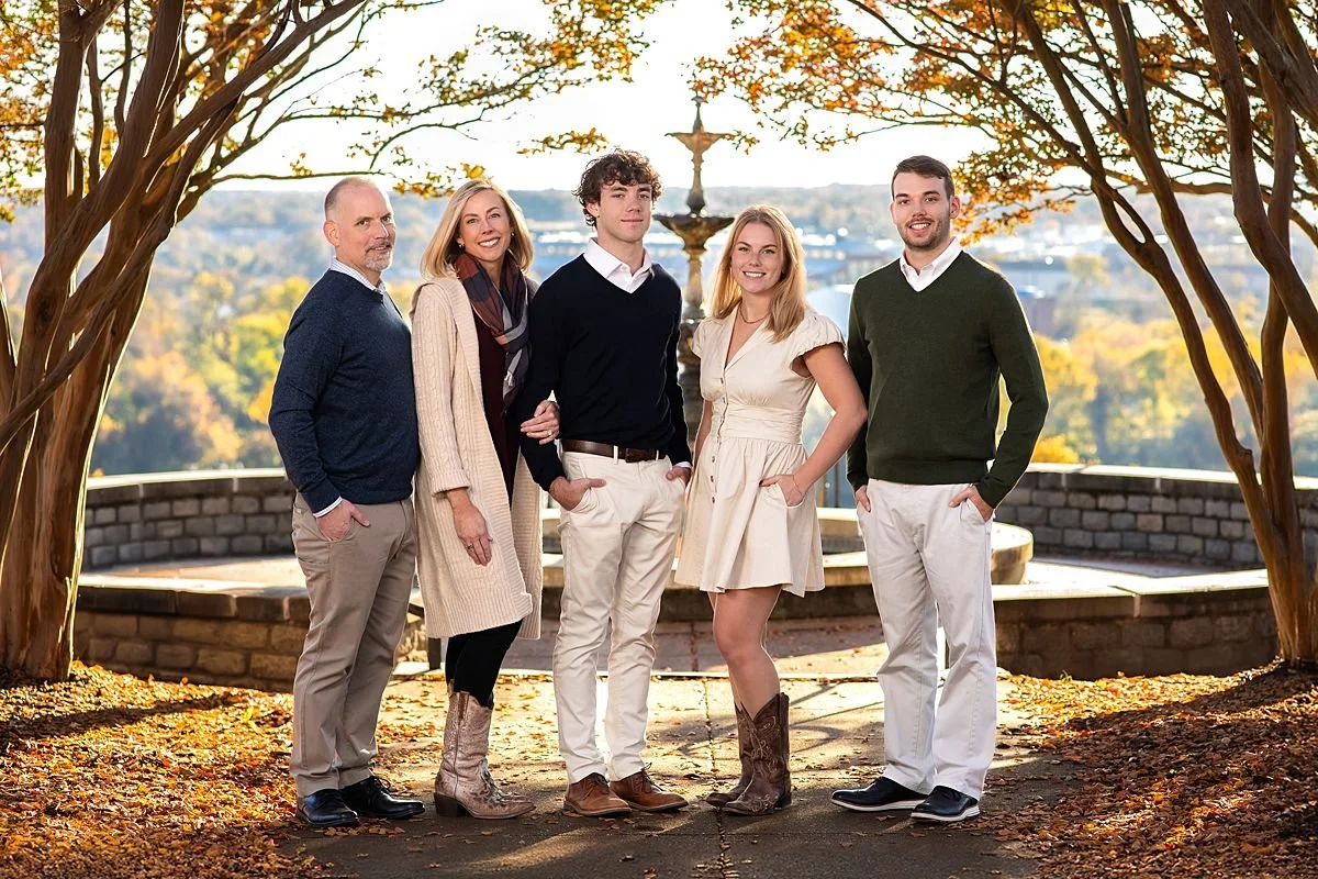 Fall Family Portraits At Libby Hill RVA | Fall Mini Sessions Church Hill Richmond Virginia