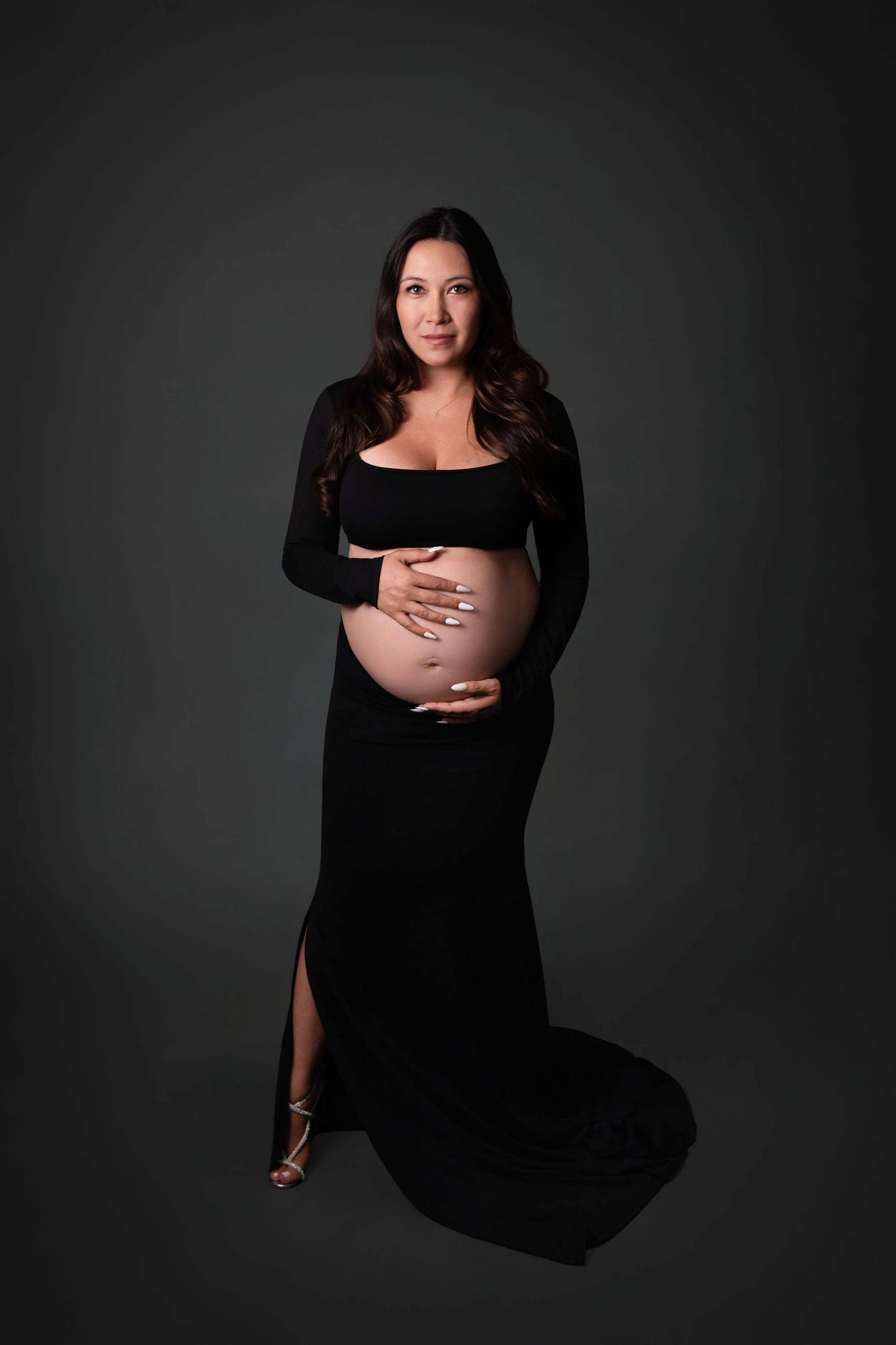 Studio maternity portraits in Chesterfield VA