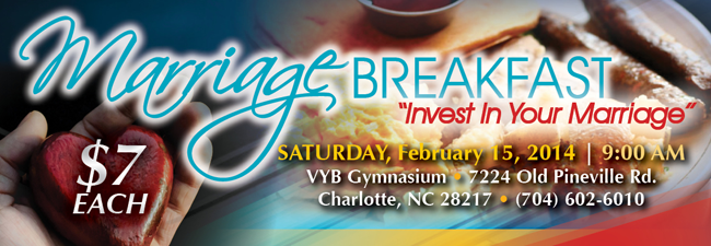 Marriage Breakfast - "Invest in Your Marriage"
