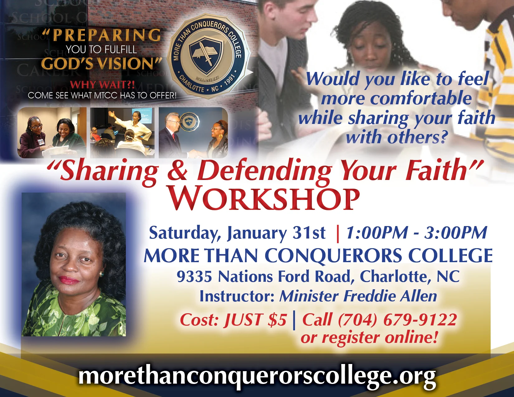 Sharing and Defending Your Faith Workshop