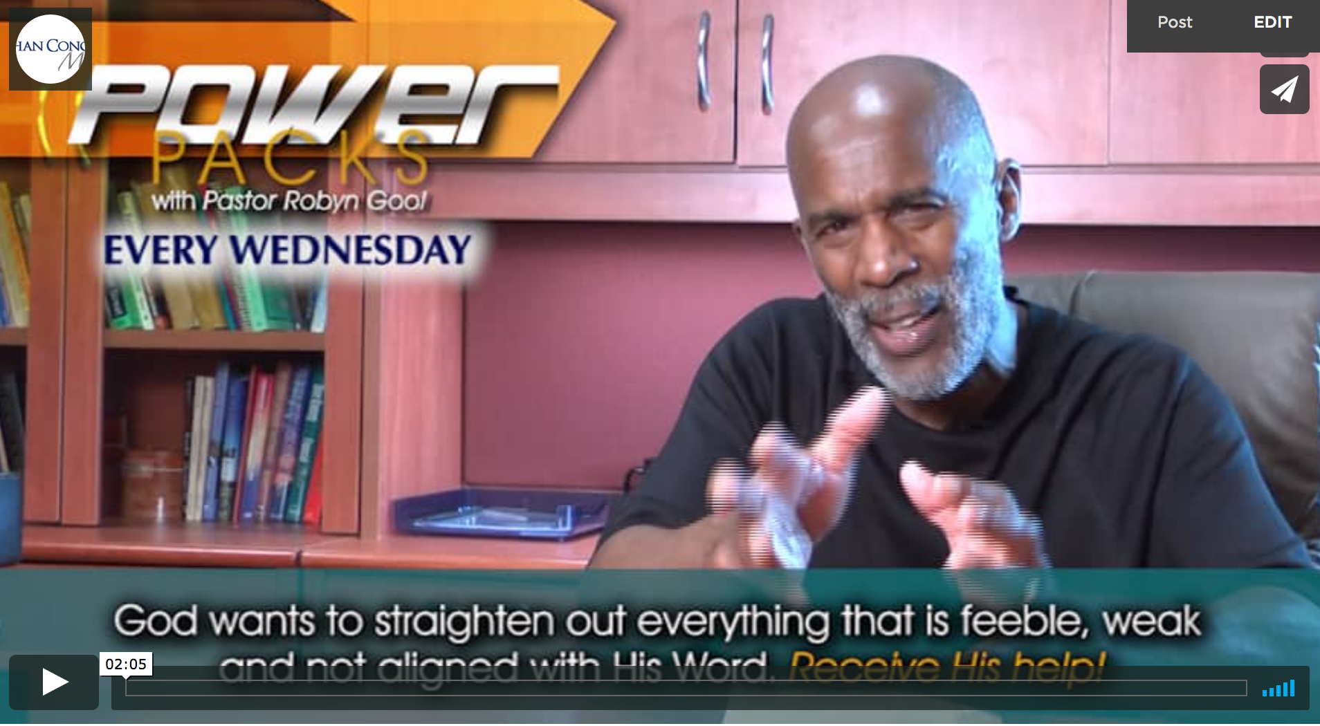 SPECIAL SELAH MESSAGE:  "Power Packs With Pastor Gool"  |  EPISODE 85
