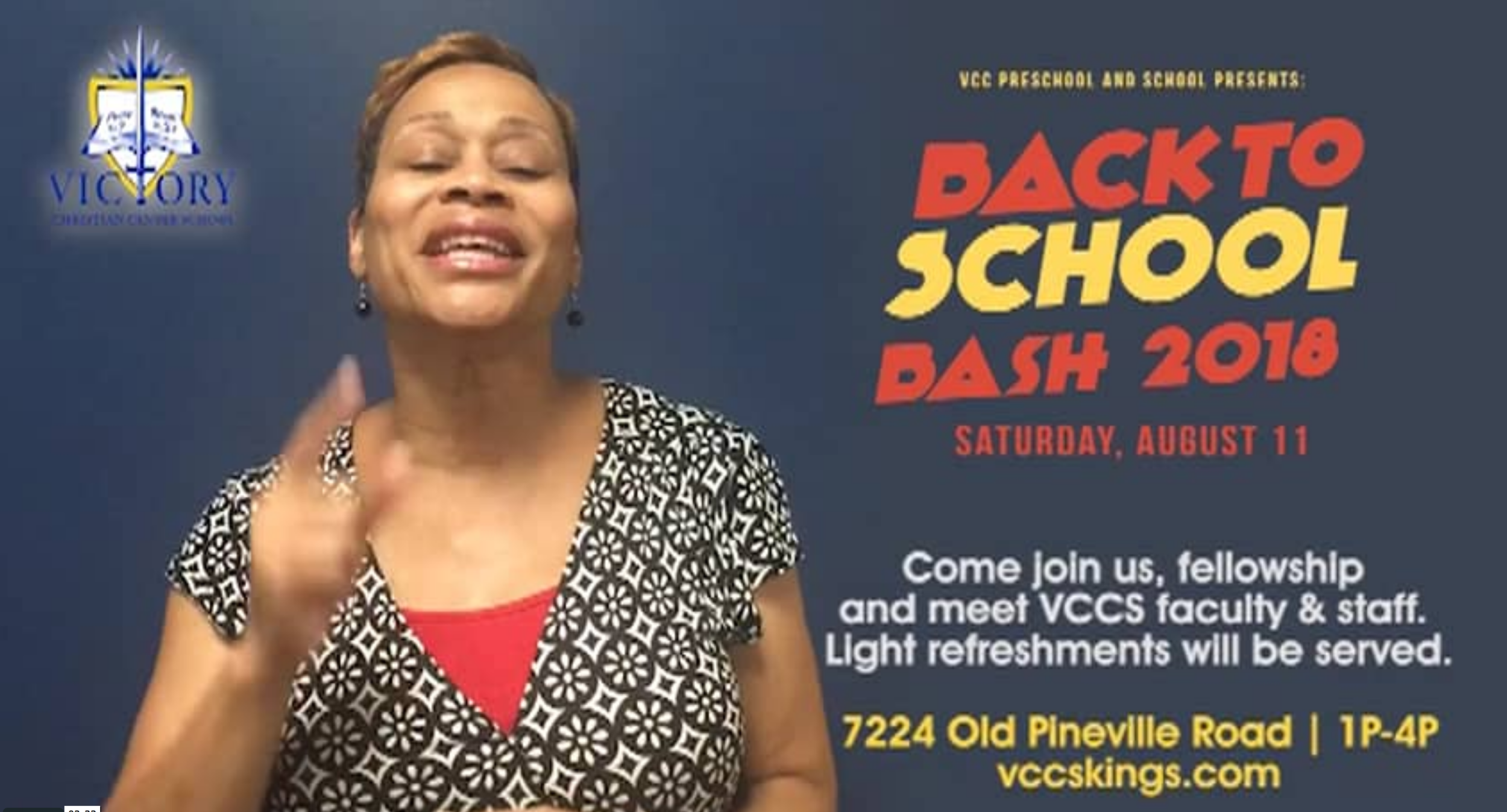 Back to School Bash 2018 |  A Special Invitation