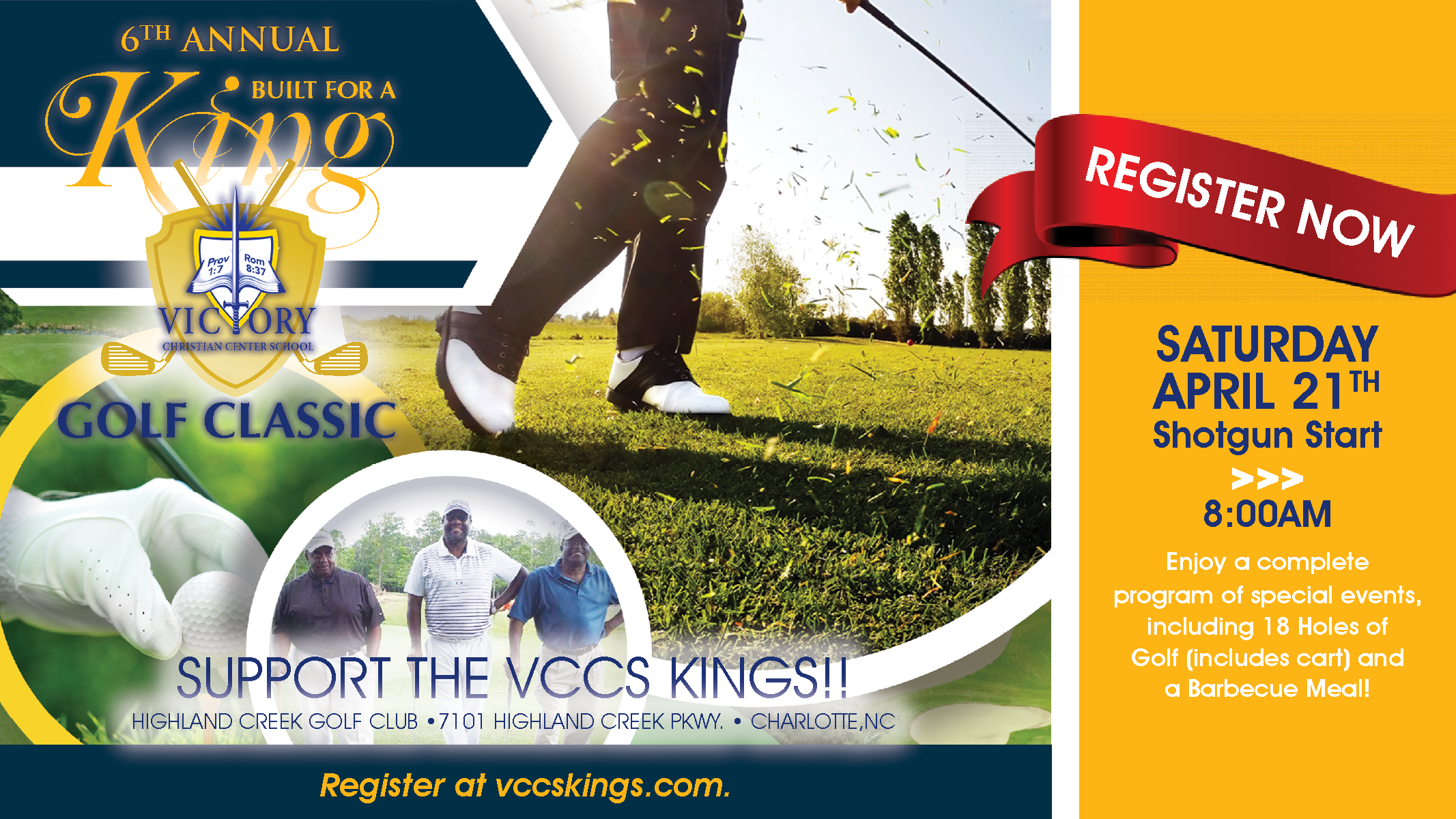 POSTPONED 2020 Built for a King Golf Classic 