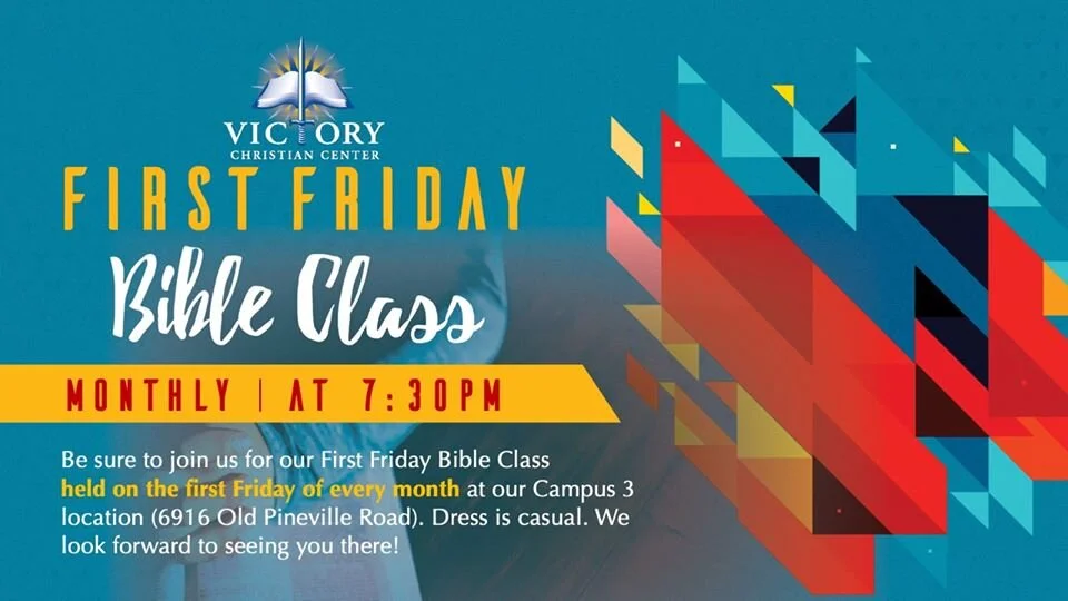 CANCELLED First Friday Bible Class 