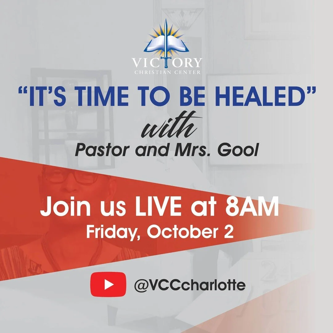 🌤 We are looking forward to our weekly broadcast, tomorrow morning at 8 AM. Tune in for a word that is sure to bless your mind, body, AND spirit! 🙌﻿

#vcccharlotte #40yearsofVictory