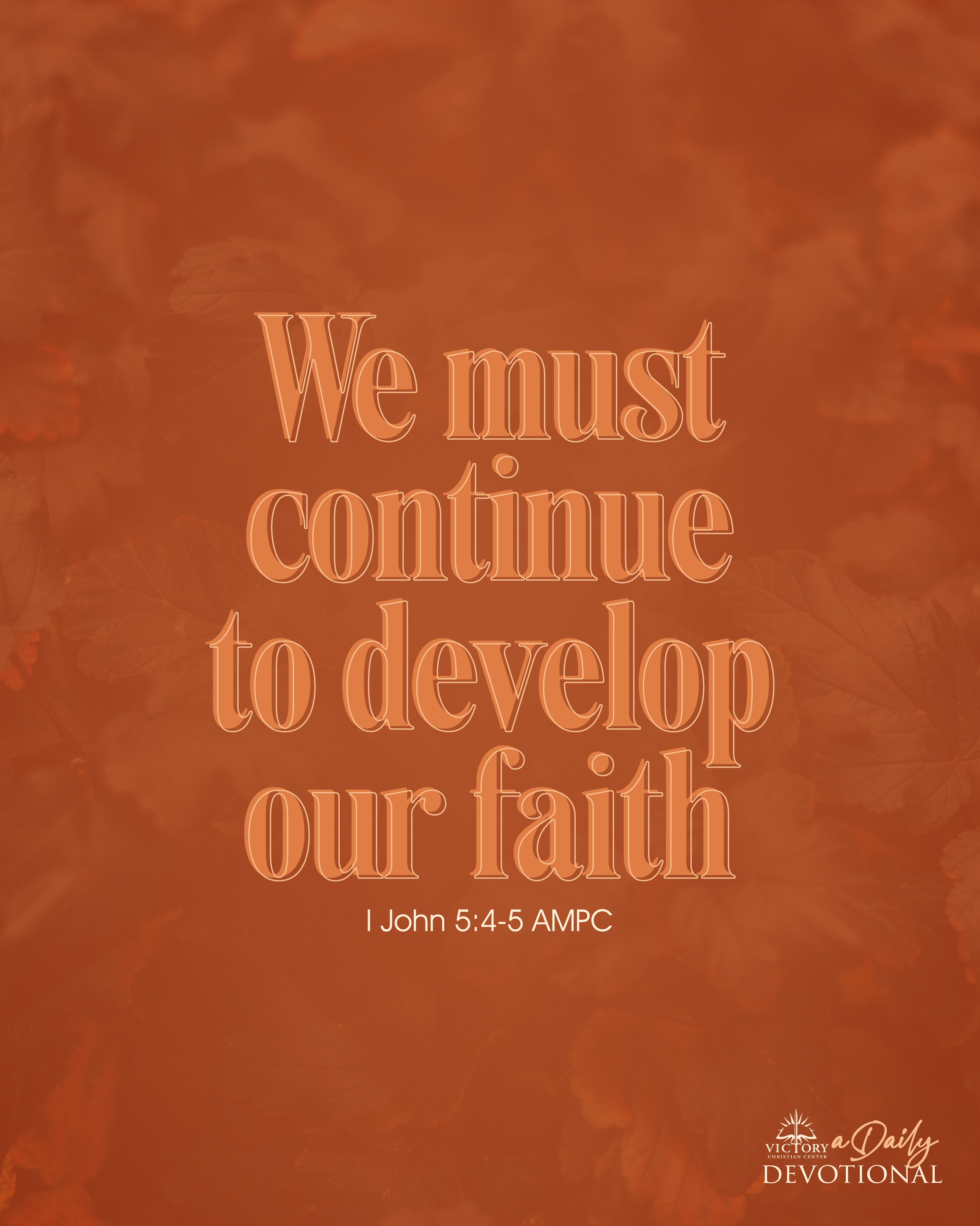 DAILY DEVOTIONAL | August 14th — Victory Christian Center