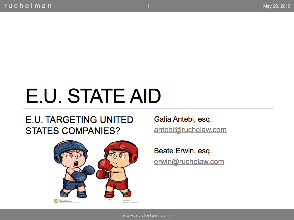 E.U. State Aid