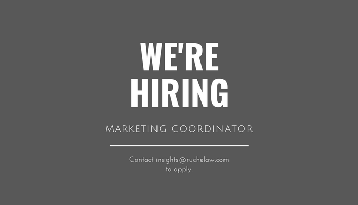 Ruchelman P.L.L.C. Is Seeking A Marketing Coordinator