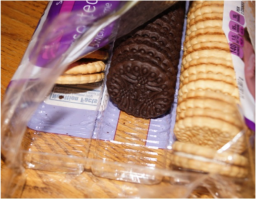 Half of the package is gone without us even thinking about it.
