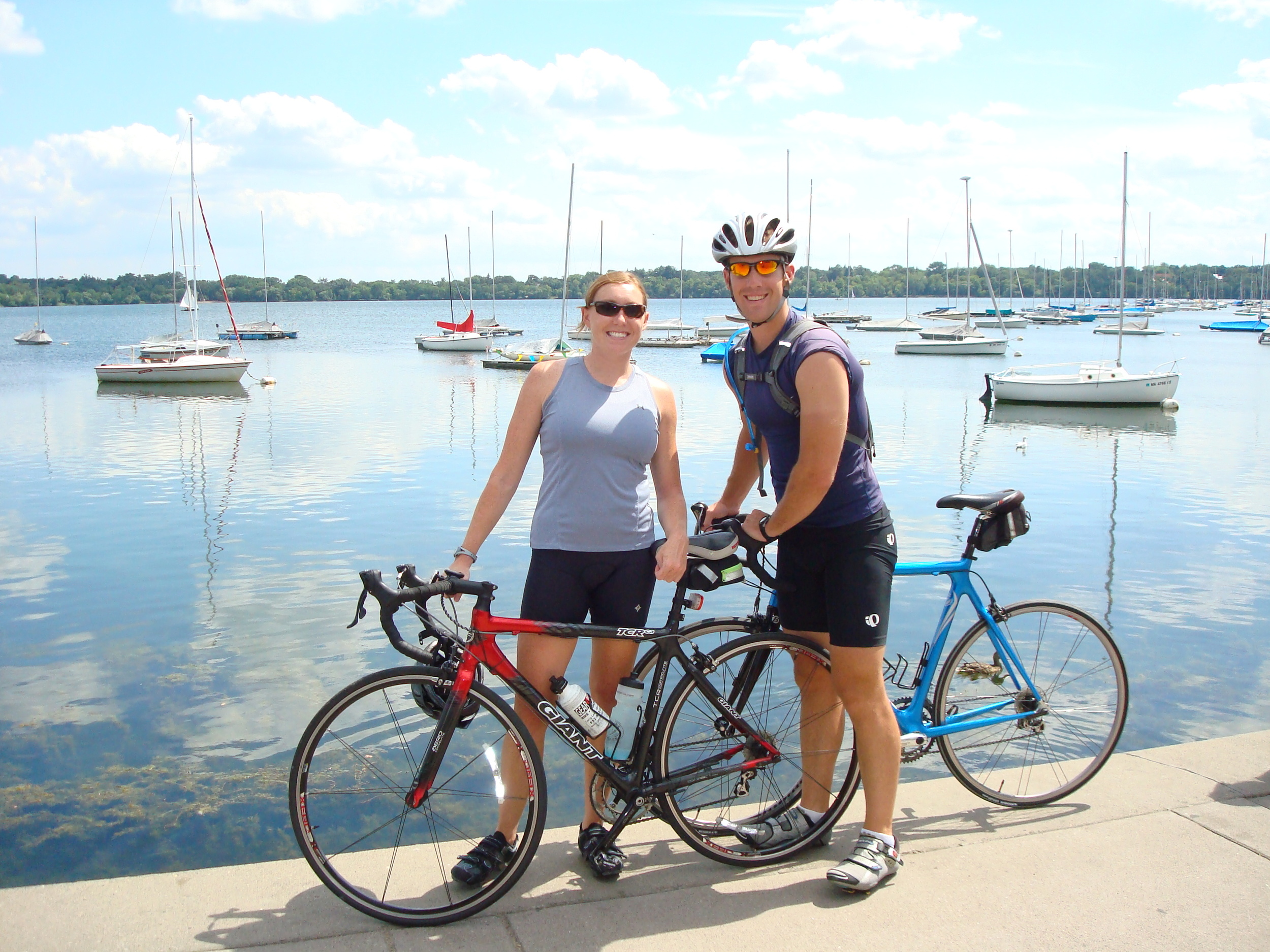 Biking in Minneapolis Lake Calhoun