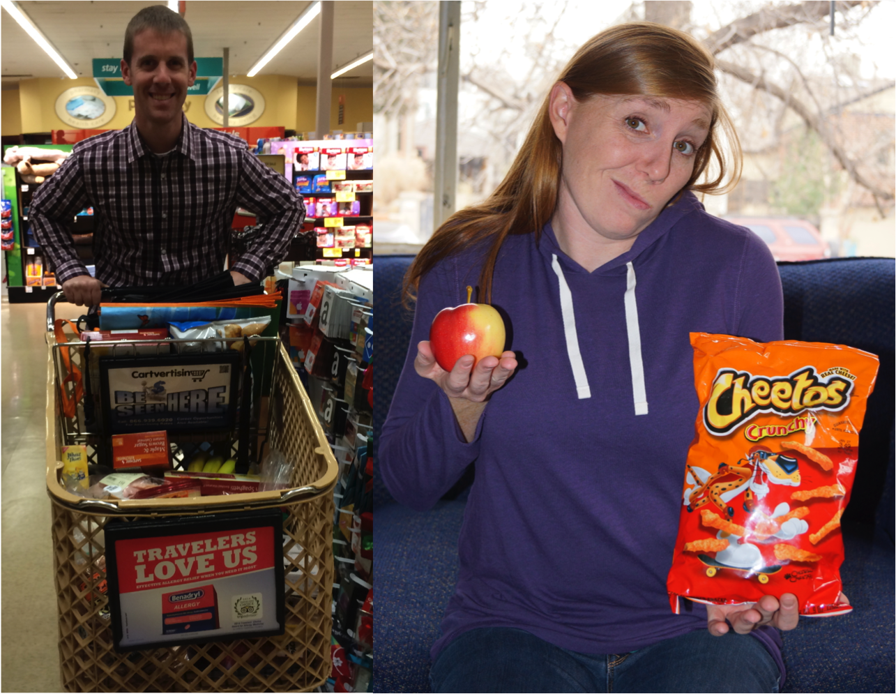 Cheetos or an apple - why grocery shopping is important