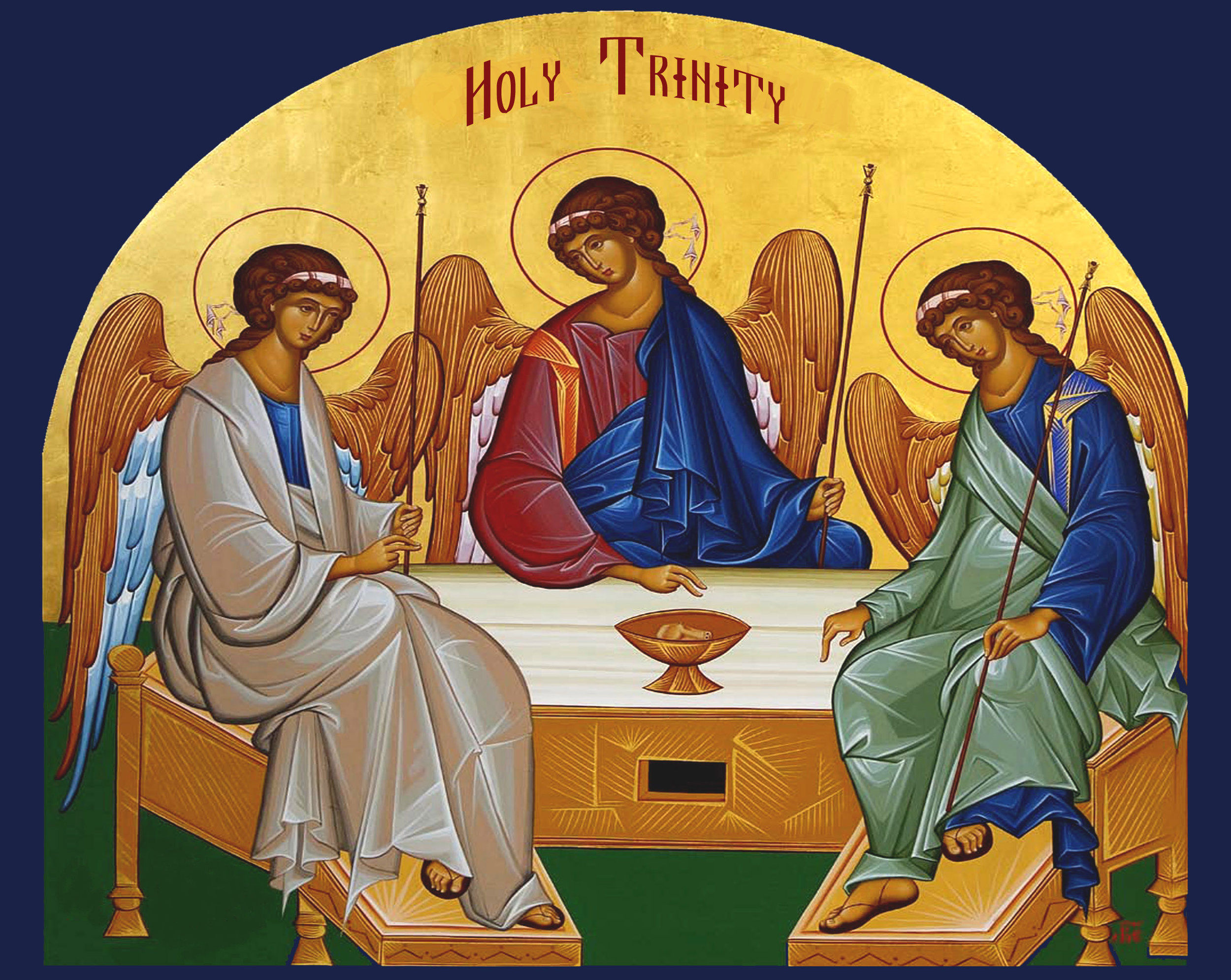Figure 1. The Blessed Trinity (courtesy Alchetron)