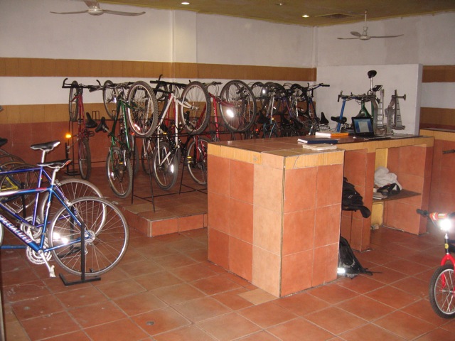  The MK Cycles display area