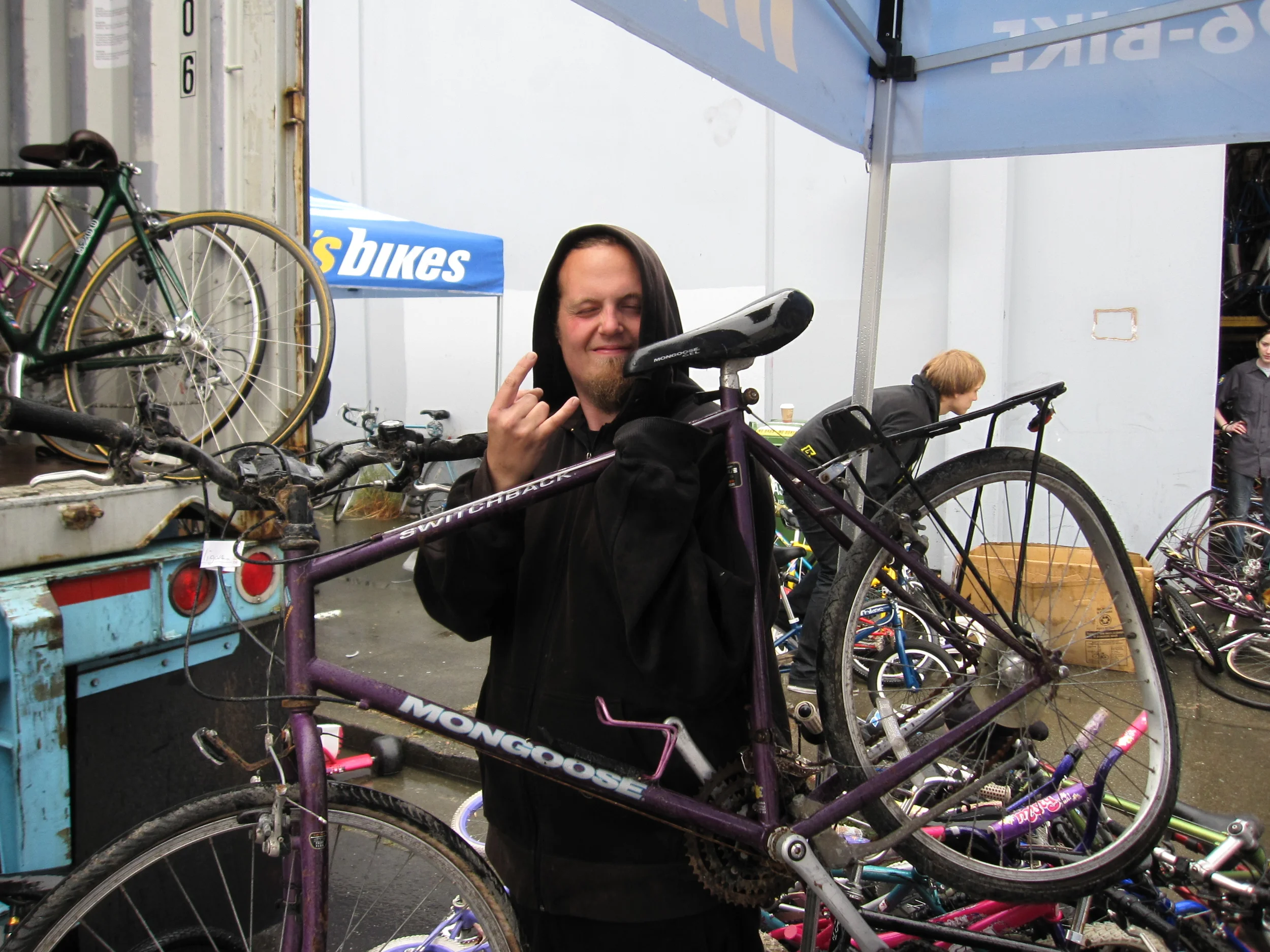 "Dude, I'm stoked! All these bikes are going to Africa. That's sick!" - Jimbo