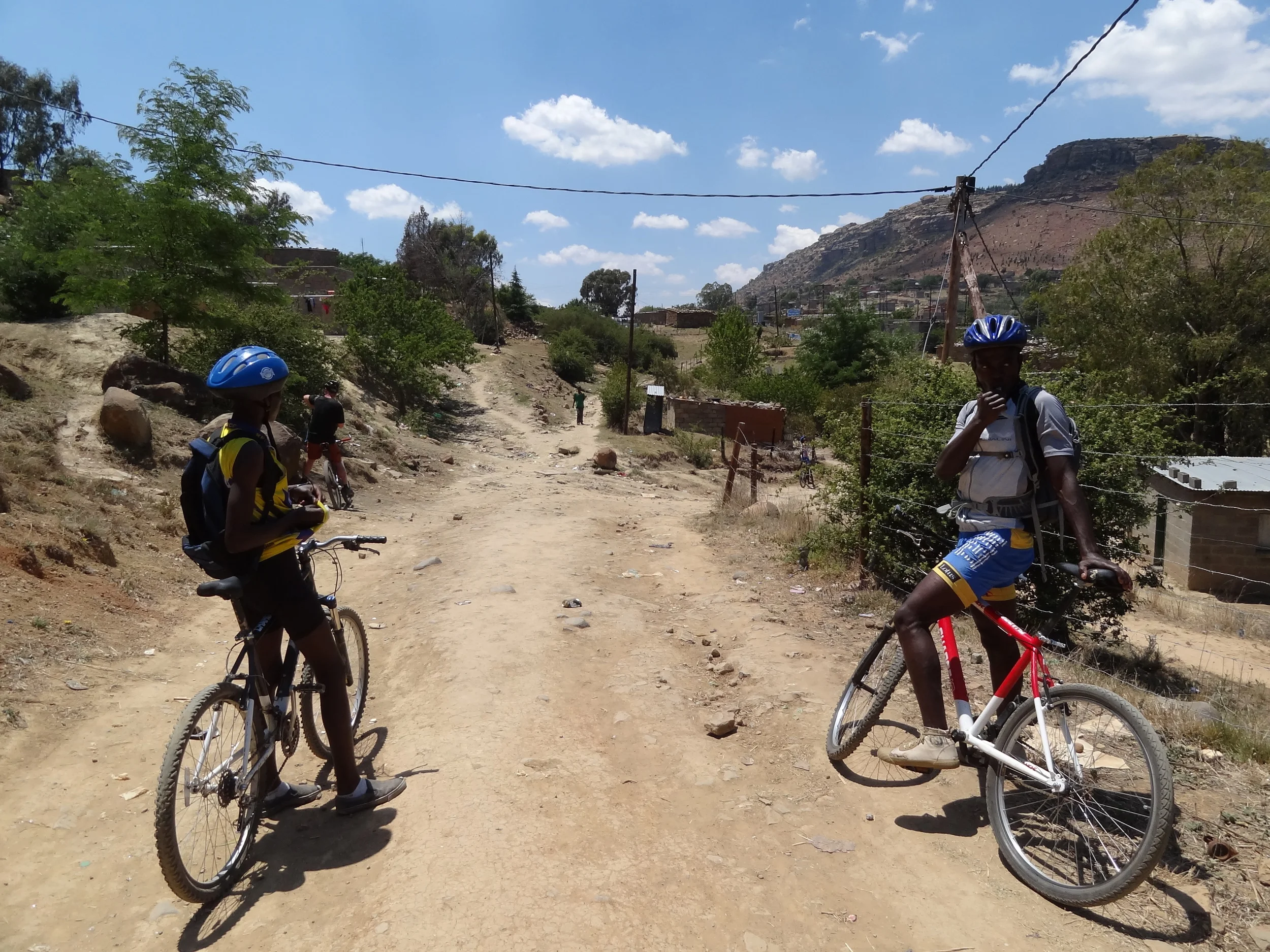 A proper MTB bike is the best way to get around Maseru