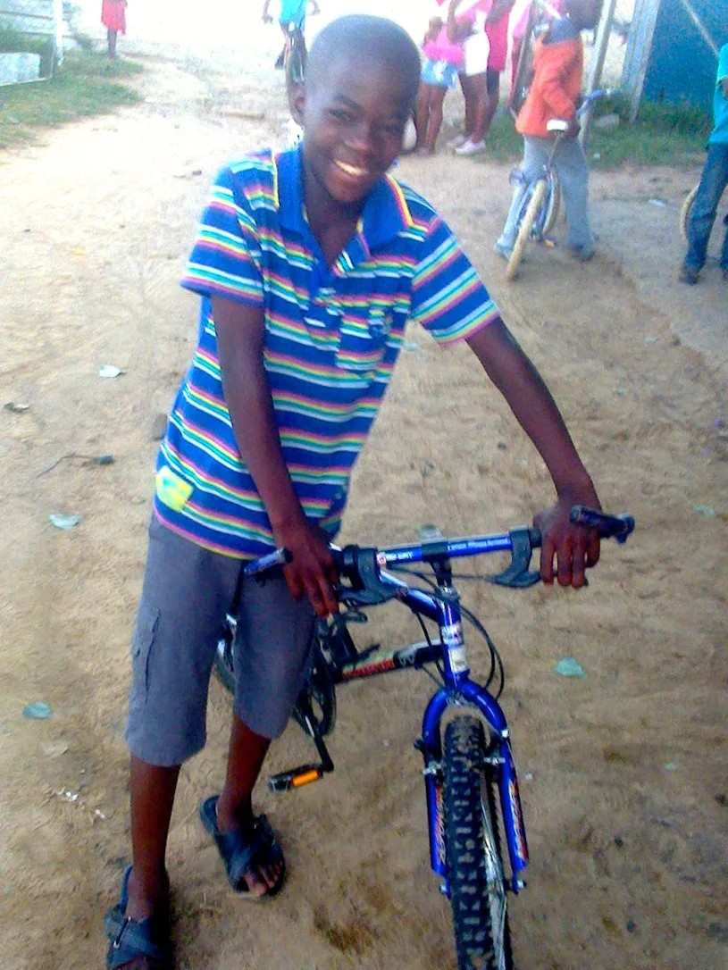 One of the bike donations requested by a local school for vulnerable students to use for transport.