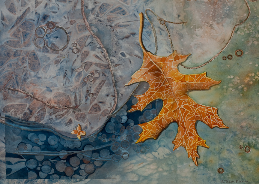 Leaf in Ice