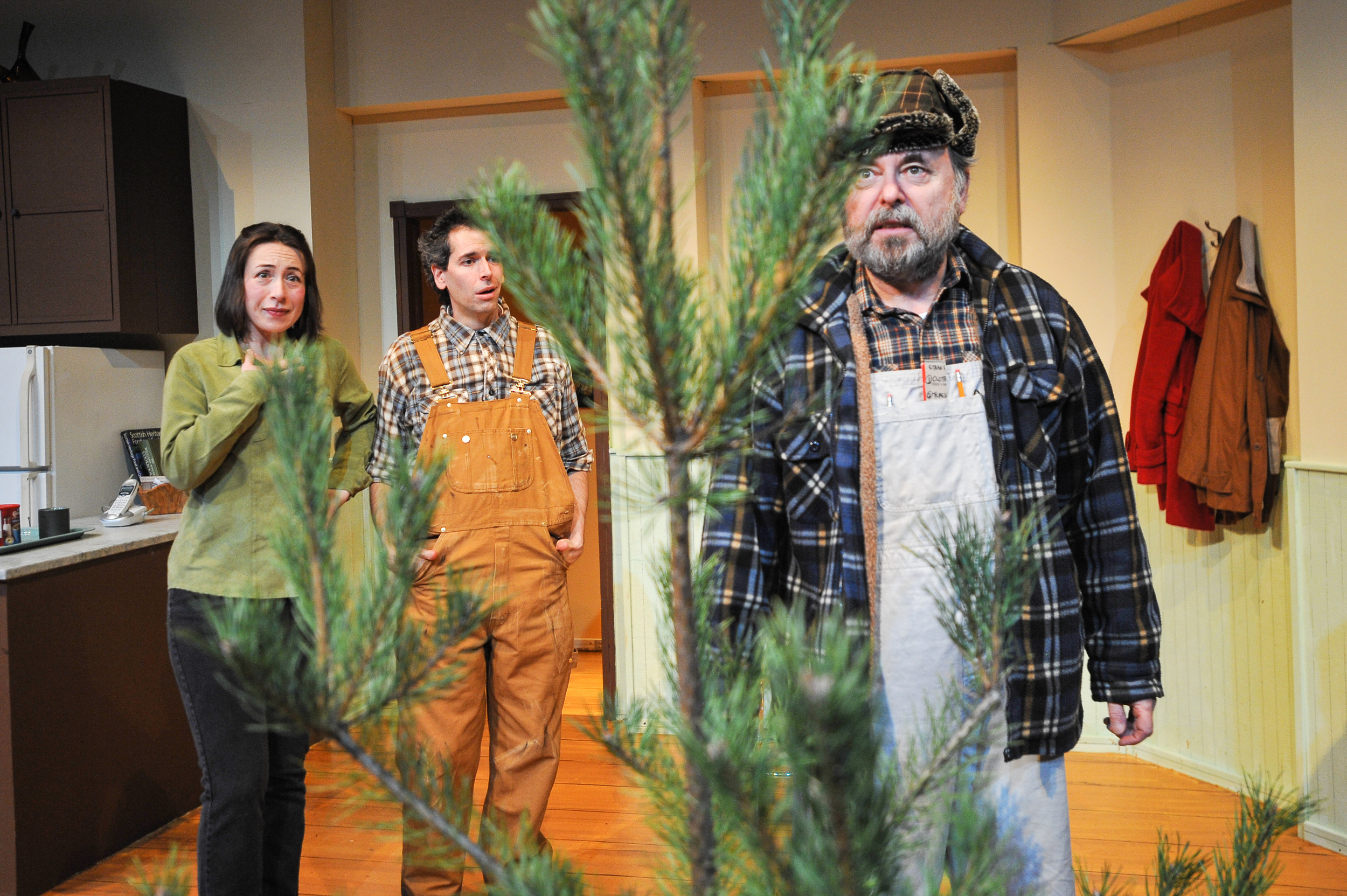   Teresa ( Sarah Finn) , &nbsp;Ethan Claymore  (Tim Oberholzer) &nbsp;and Douglas ( Paul Rainville) &nbsp;in Ethan Claymore.     Photography by Andrew Alexander.  